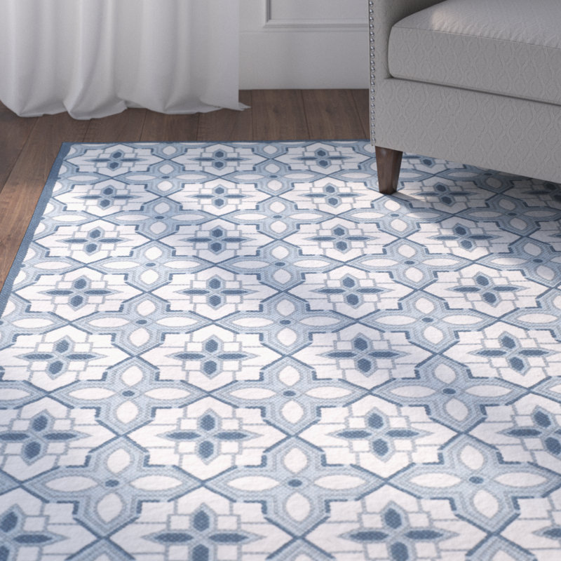 Cedar Brook Hand Loomed Cotton Geometric Rug, 2'3" x 3'9"