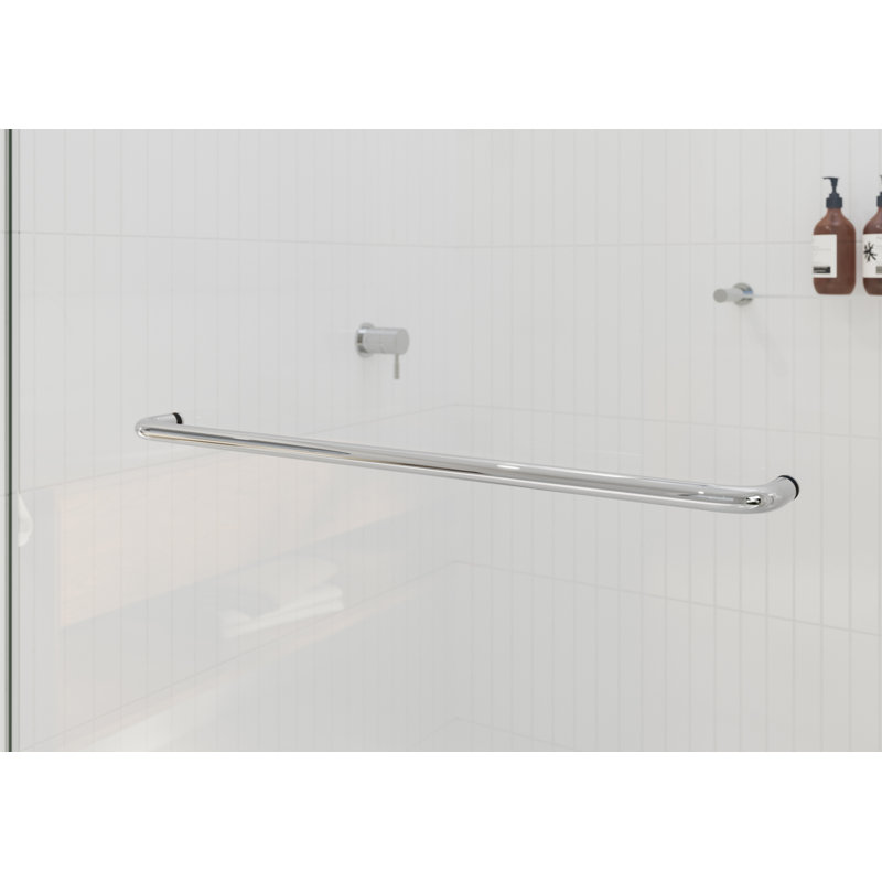 Polaris 60 in. x 78 in. Fully Frameless Sliding Bypass Shower Door, Polished Chrome