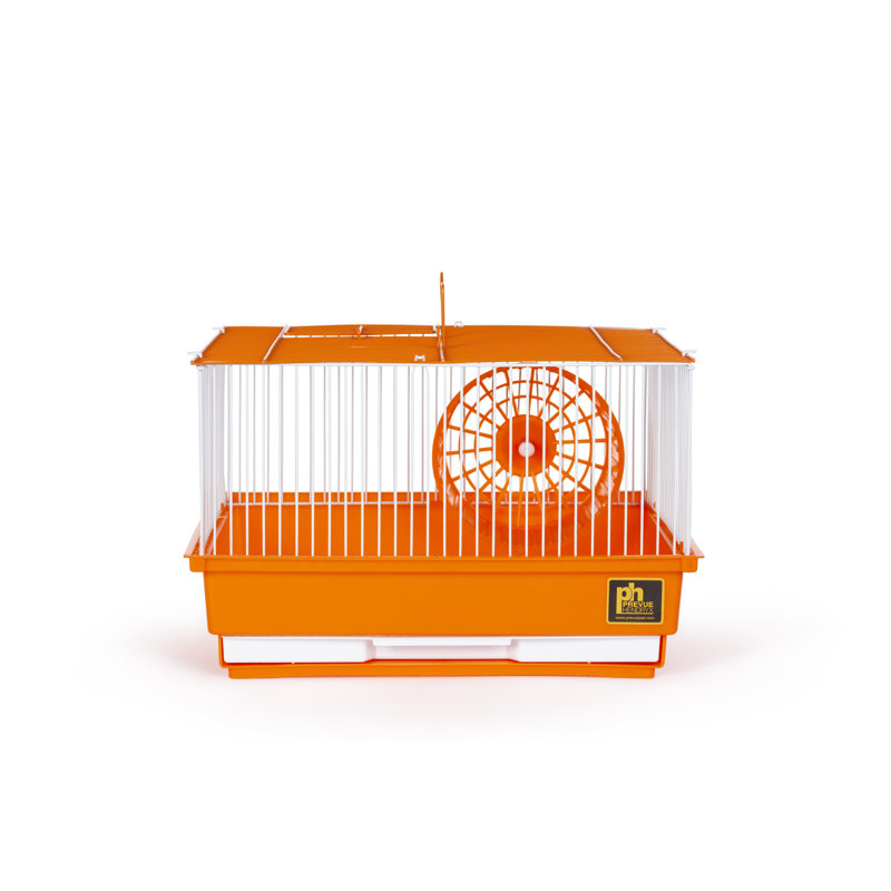 Cage pour petits animaux Kalish, Orange/Blanc