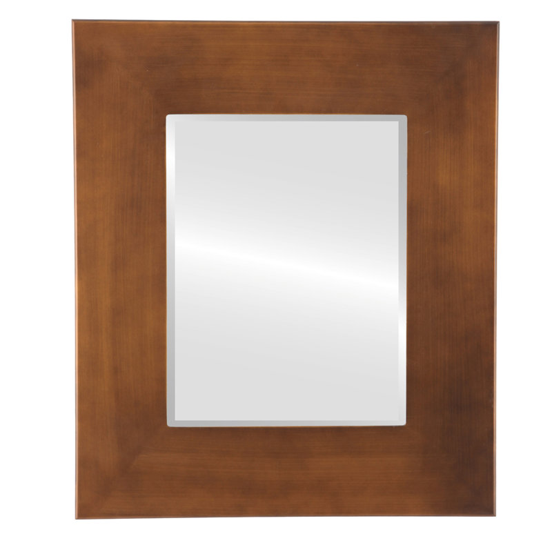 Miroir d'appoint Mahika, 35 po x 29 po, Coucher de soleil doré