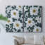 Fleurs blanches éclatantes I - Toile tendue avec châssis de qualité supérieure - Prêt à être accroché-108968913