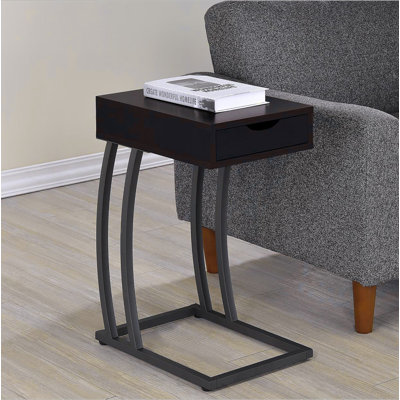 Table d'appoint Cappuccino and Gunmetal
