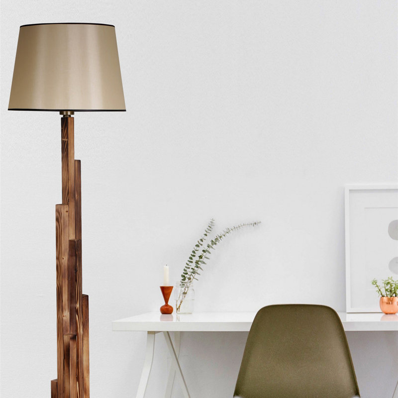 Providence 165cm Matte Novelty Floor Lamp, Light Beige