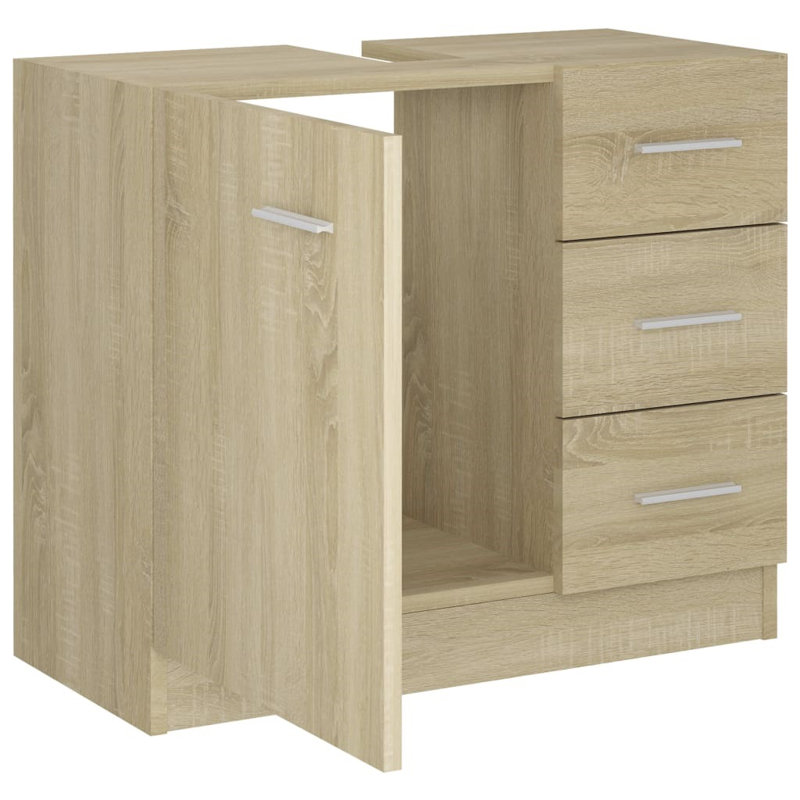 Elioth Freestanding Bathroom Cabinet, Sonoma Oak
