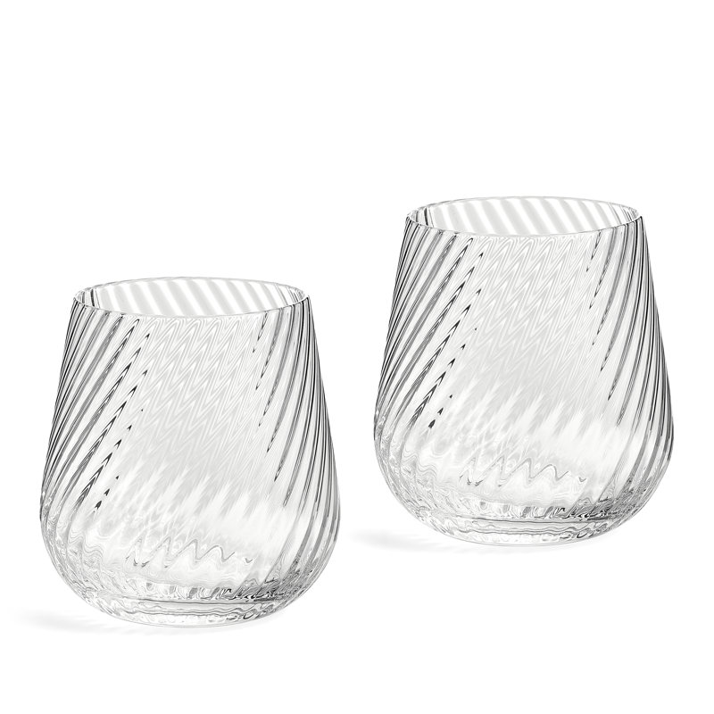 Vera Wang for Wedgwood Swirl Tumbler, Set of 2