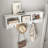 Elegant Wall-mounted Coat Rack Mdf Modern Entryway Solution