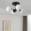 Plafonnier semi-encastré 4 lumières Spoutnik-995156544