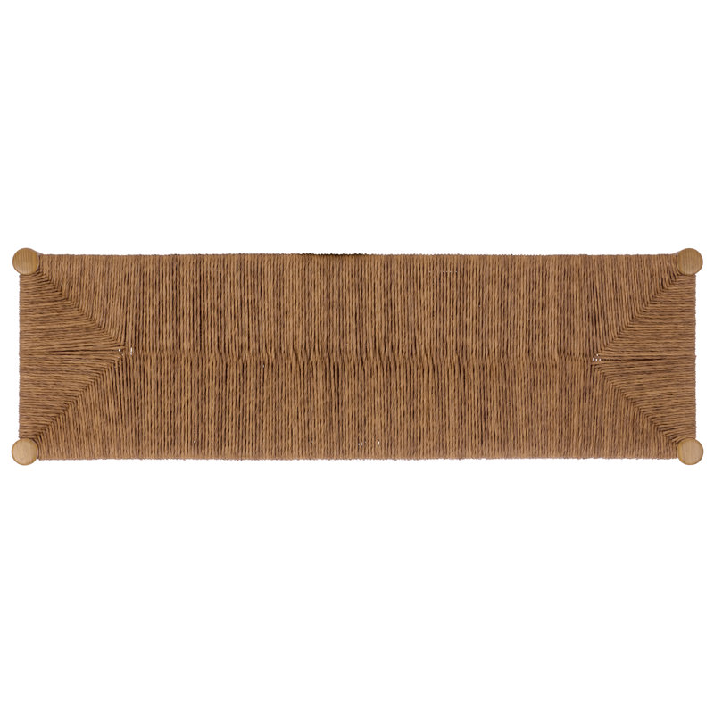 Romona Rattan Weaving Outdoor Bench