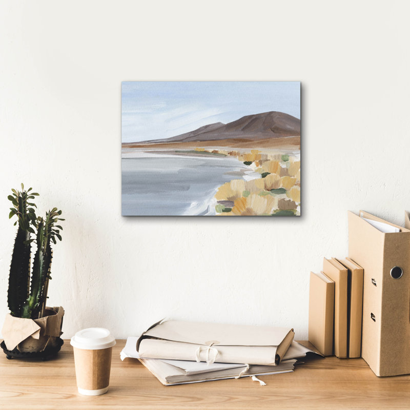 «Desert Oasis Study 1» par Annie Warren, art mural sur toile, 16 po x 12 po, H 12 po x l 16 po