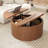 Lift Top Coffee Table With Storage, Fluted Round Coffee Tables-1257902433