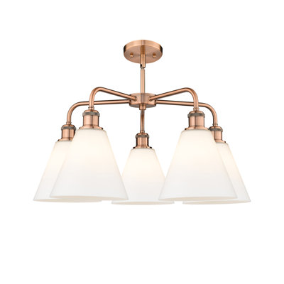Beva 5 - Light Steel Dimmable Chandelier