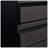 [Installation Required] 3-Drawer Mobile Filing Cabinet With Lock, Office Storage Filing Cabinet Of Legal/Letter Size, Metal Filing Cabinet To Be Installation Required (Black)