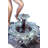Askins Brass Young dancing girls circling fountain bronze statue -  Size: 14" x 29" x 38"H.