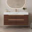 Meuble-lavabo moderne en pierre frittée 35,4 po Lioren avec tiroirs à fermeture en douceur et bois imperméable-124006334