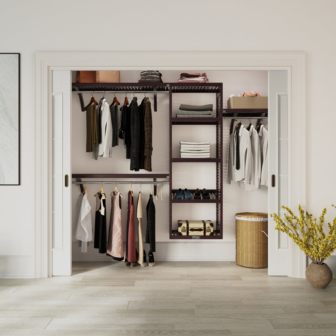 John Louis Home Solid Wood Reach-In Closet System John Louis Home