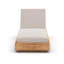 Kinta Outdoor Teak Chaise Lounge-1590059143