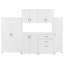 Ensemble de rangement modulaire universel pour garde-robe 6 pièces Bush-72735993