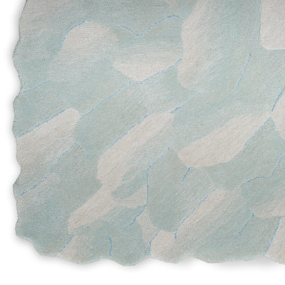 Nourison Prismatic Blue Modern Indoor Rug