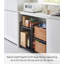 Yamazaki Home Two-Tier Hideaway Storage Cart, Steel, Wheels-101302449