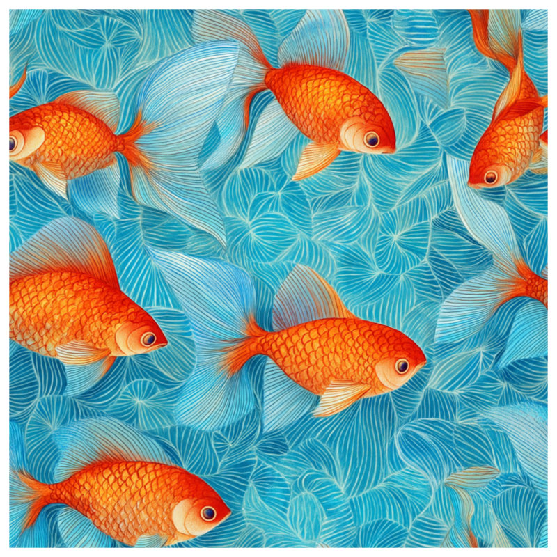 Rideaux de fenêtre Goldfish, 50" x 80" - 1 Panel, Blocage