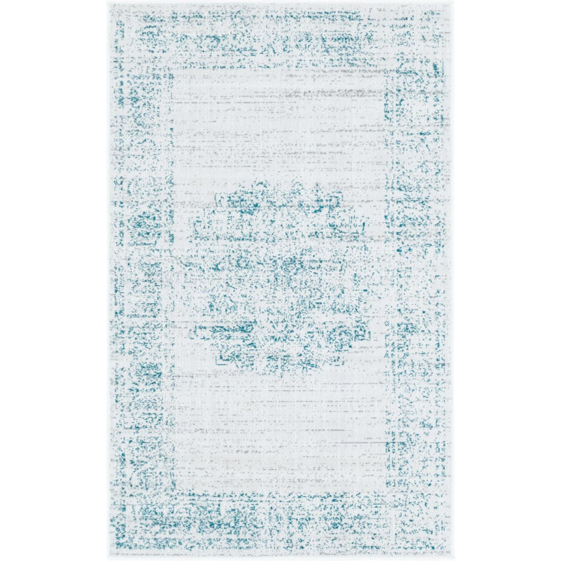Tapis oriental vert Dota, Rectangle 3 pi 3 po x 5 pi 3 po
