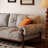 Small-Apartment Retro Linen Straight Couch