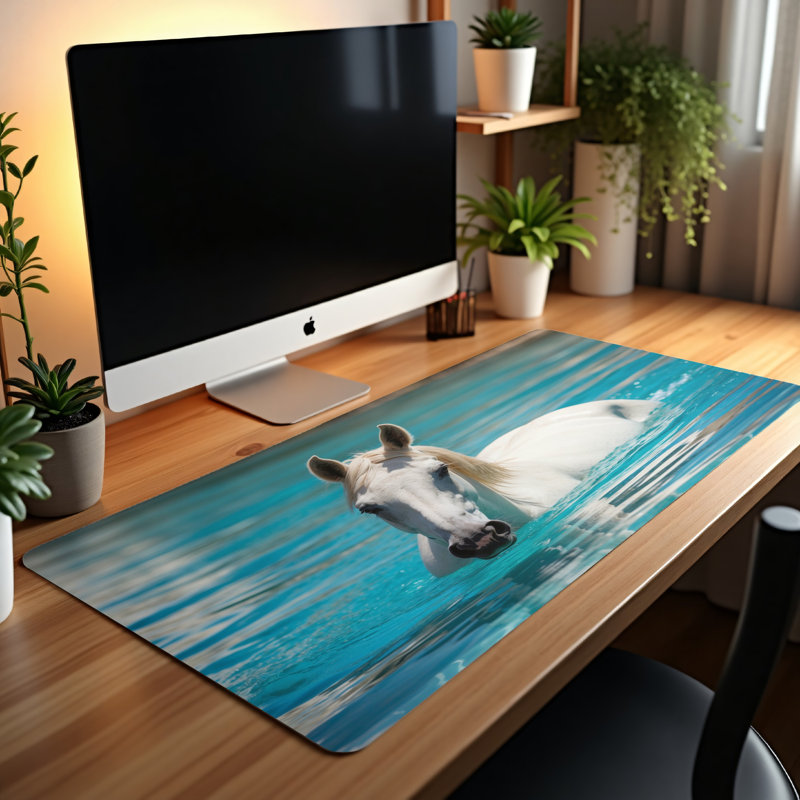 Polyester Desk Pad, 31.5x15.5