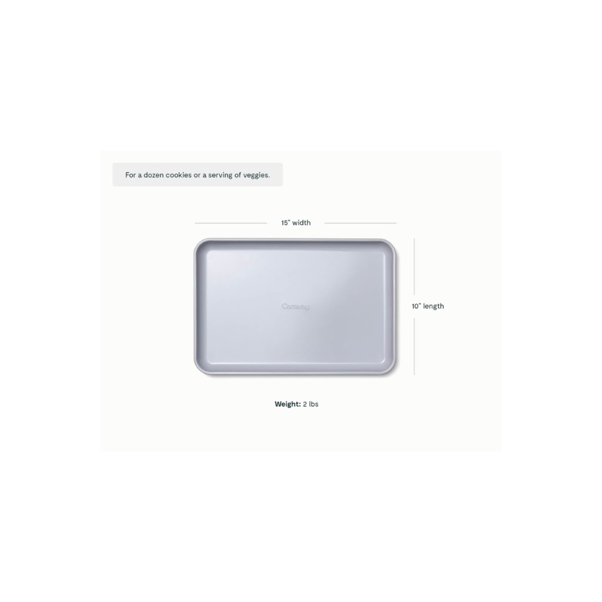 Caraway Nonstick Ceramic Medium Baking Sheet, Navy