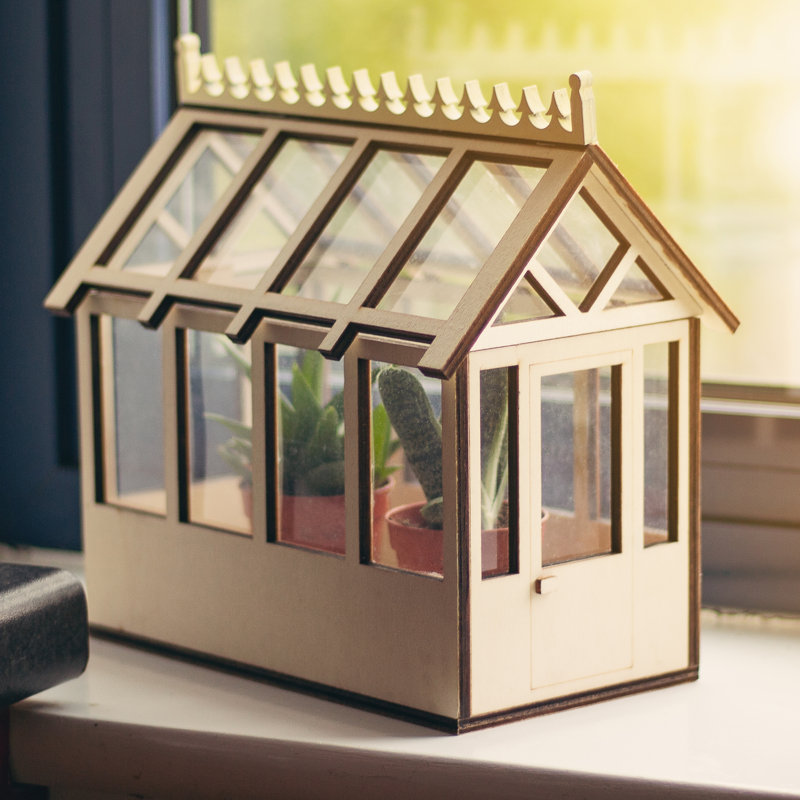 Farlotta 0.72 Ft W x 0.43 Ft D Mini Greenhouse