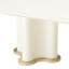 La Terrazza Double Pedestal Dining Table - Creamy Pearl