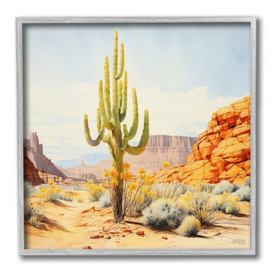 «Desert Canyon Mesa», estampe numérique par RB
