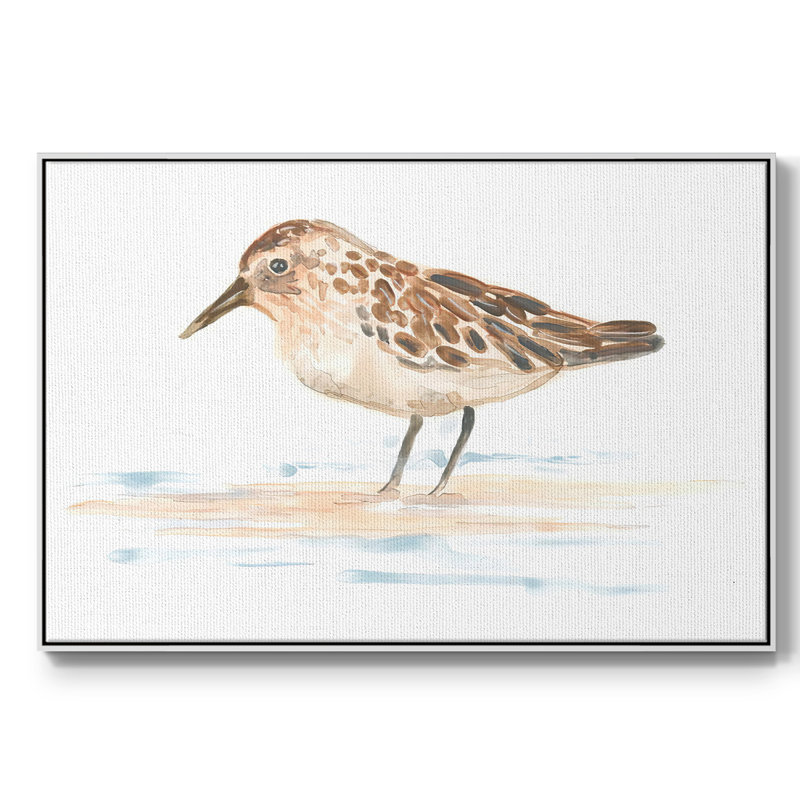 " Pretty Piper II ", 27" H x 41" W x 2" D, White