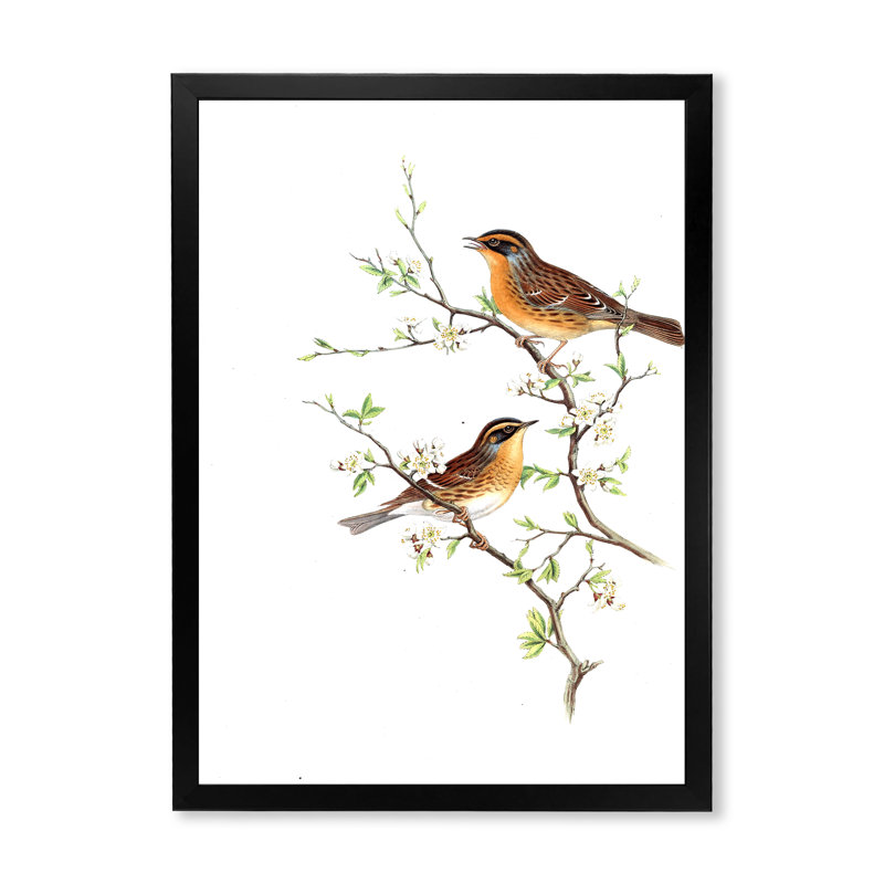 «Vintage Mammals II», peinture sur toile, H 32 po x l 16 po x P 1 po, Cadre photo noir