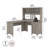 Paelynn L Shaped Credenza Desk with Hutch-1523638111