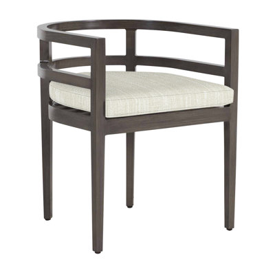 Chaise avec accoudoirs en aluminium Santa Barbara