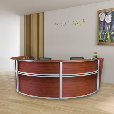 Neshelle Reception Curved Desk Workstation