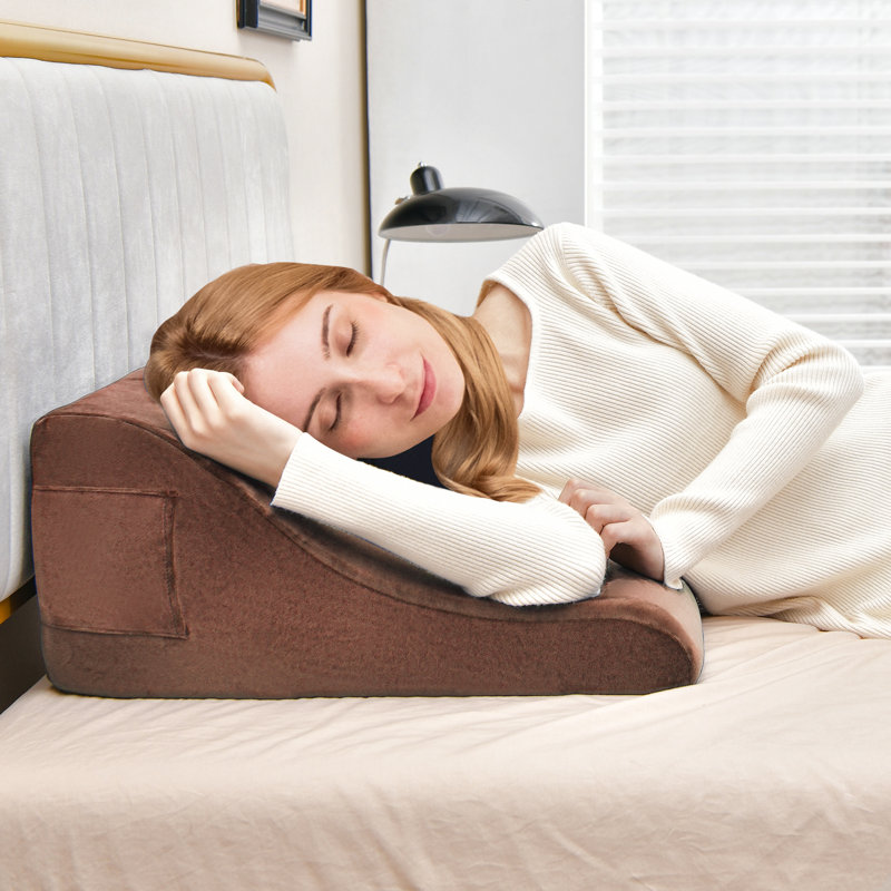 Memory Foam Medium Support Pillow, Brown