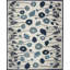 Tapis bleu en laine / viscose touffeté à la main Coreatha Martha Stewart-11179242