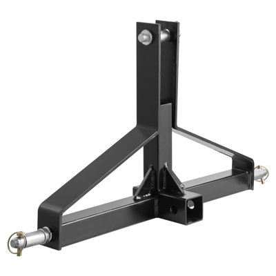 Attelage de remorque 3 points avec récepteur 2 po, attache rapide 3pt pour tracteur de catégorie 1, capacité de 3000 lb, adaptateur de barre de remorquage, compatible avec Kubota, Mahindra, Ford, Yagan, John Deere