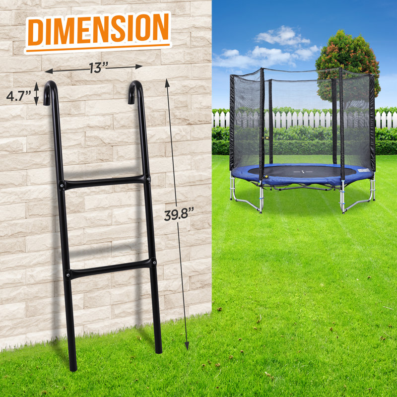 SereneLife 39.76'' Metal Ladder