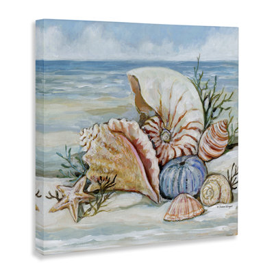 «Shells On The Beach», art mural par Susan Winget