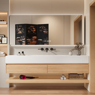 Armoire de salle de bain rétro