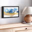 Abstrait «Golden Abstract Mountain», reproduction sur toile-101457129