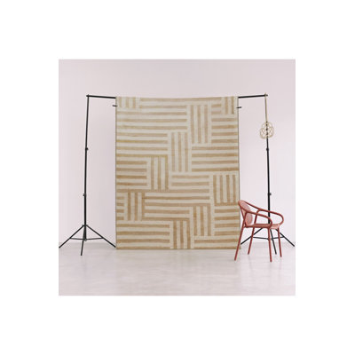Tapis beige lavable à la machine