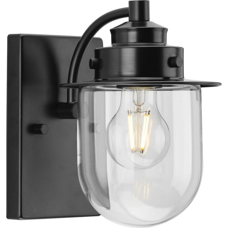 Dimmable Bath Sconce, Matte Black