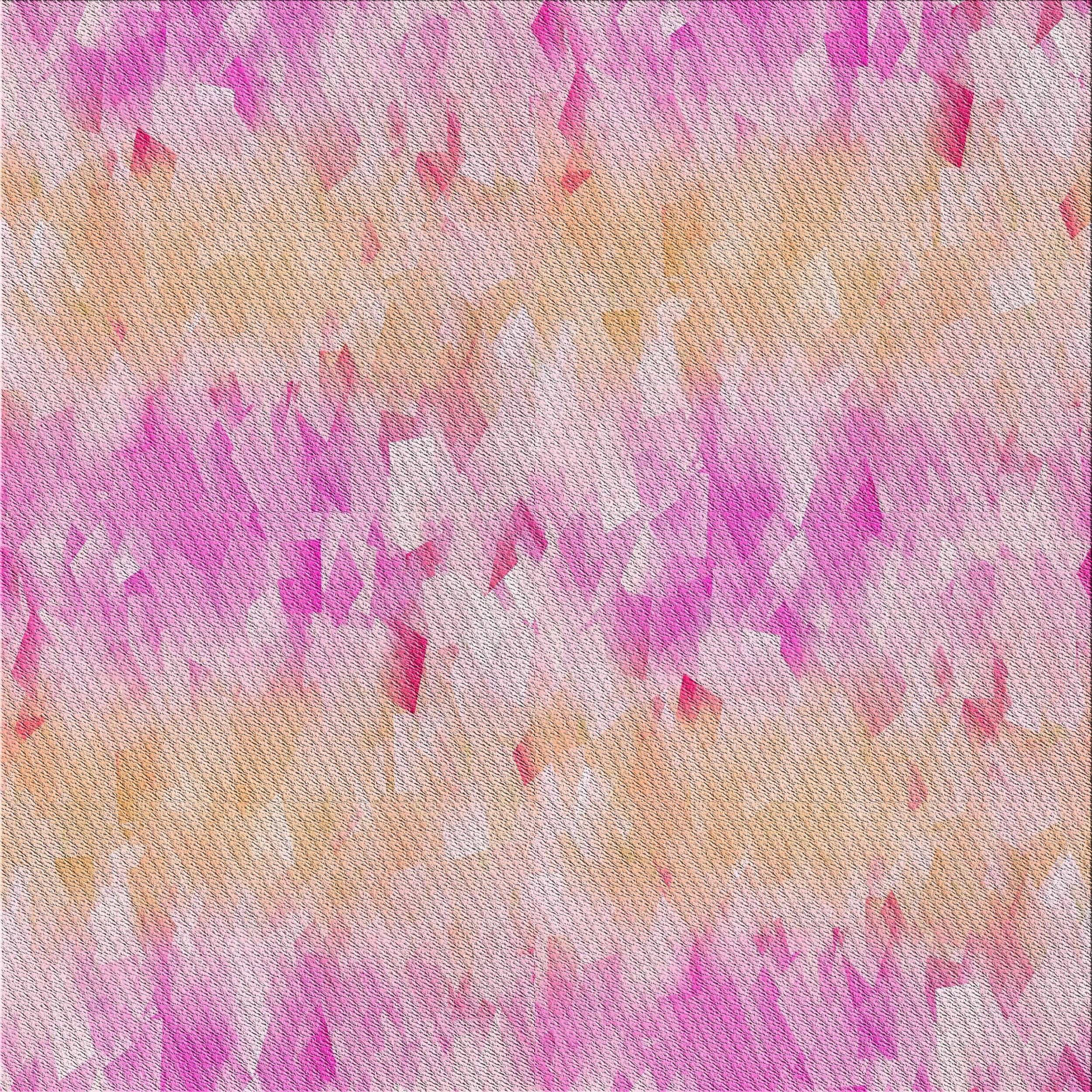 Trinx Abstract Pink/Yellow Area Rug - Wayfair Canada