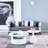 2 Pieces White Coffee Table For Living Area & Bedroom, Stylish And Strong-willed, Modern Design Awareness, Easy To Off, Hassle- Assembly Manner 2 Household Use, , Room Clean Put Together