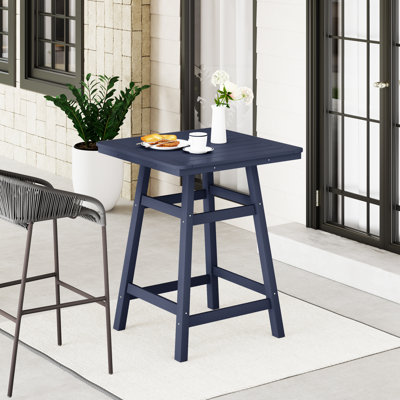 Trou de parasol pour table de bar carré Vinnie, l 30,8 po x P 30,8 po