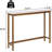 Narrow Console Table, 39.4"(L) Wood Small Entryway Table