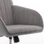 Fauteuil de bureau ergonomique en velours gris